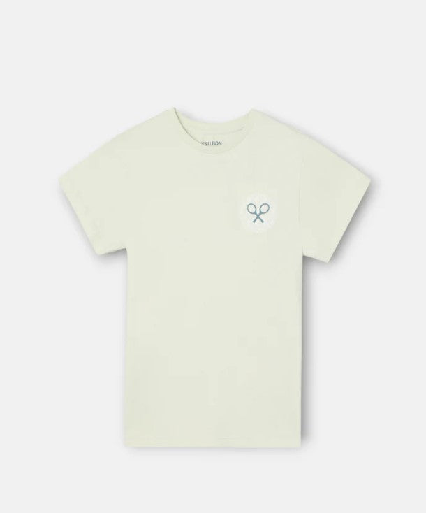 CAMISETA RAQUETA ETNICA VERDE