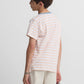 CAMISETA RIBETE RAYAS NARANJA