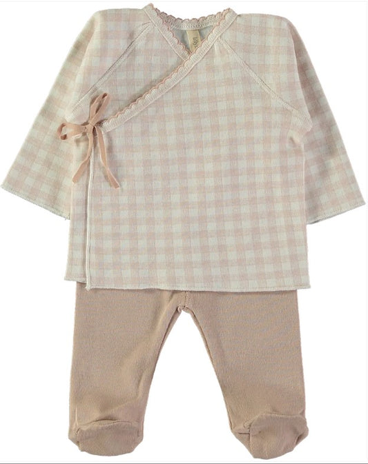 CONJUNTO CANASTILLA TOSCANA ROSA