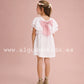 VESTIDO PLUMETI BLANCO LAZADA