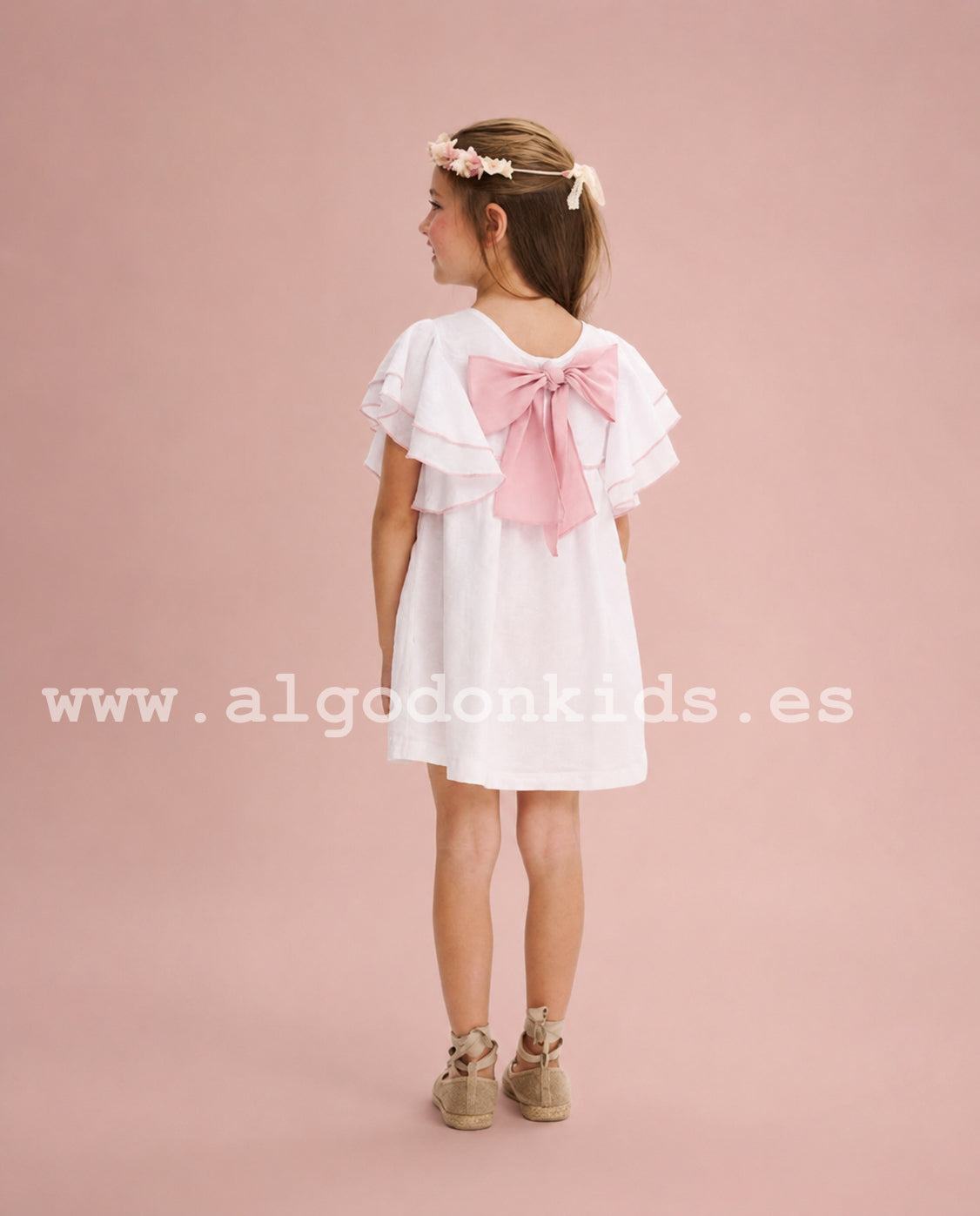 VESTIDO PLUMETI BLANCO LAZADA
