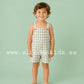 PETO NIÑO CUADROS VERDE