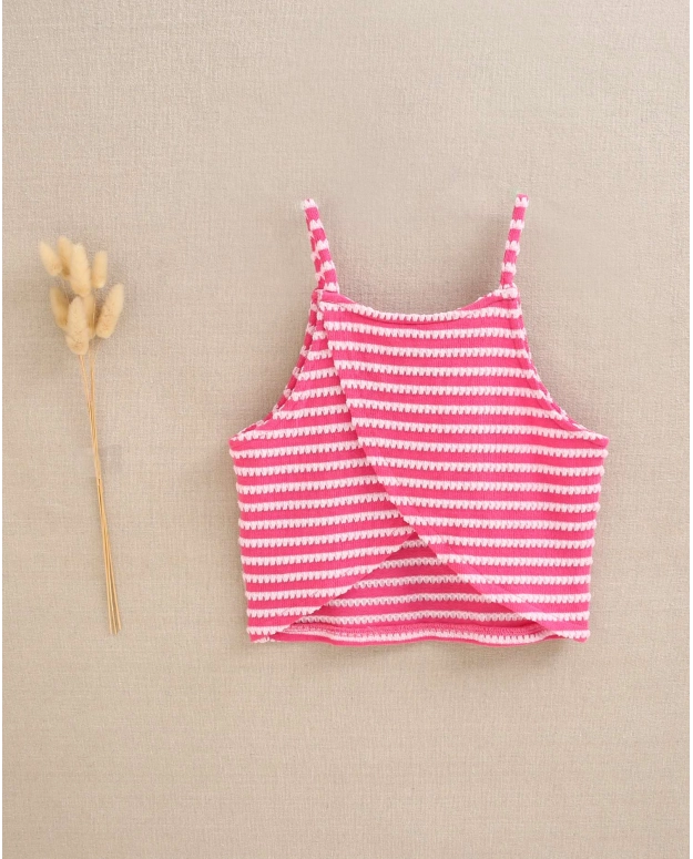 CONJUNTO RAYAS FUCSIA