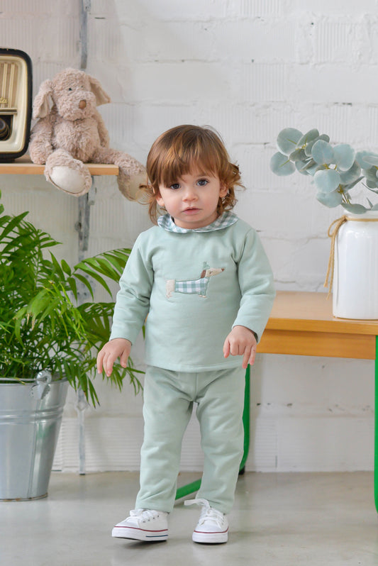 CONJUNTO FELPA TECKEL NIÑO