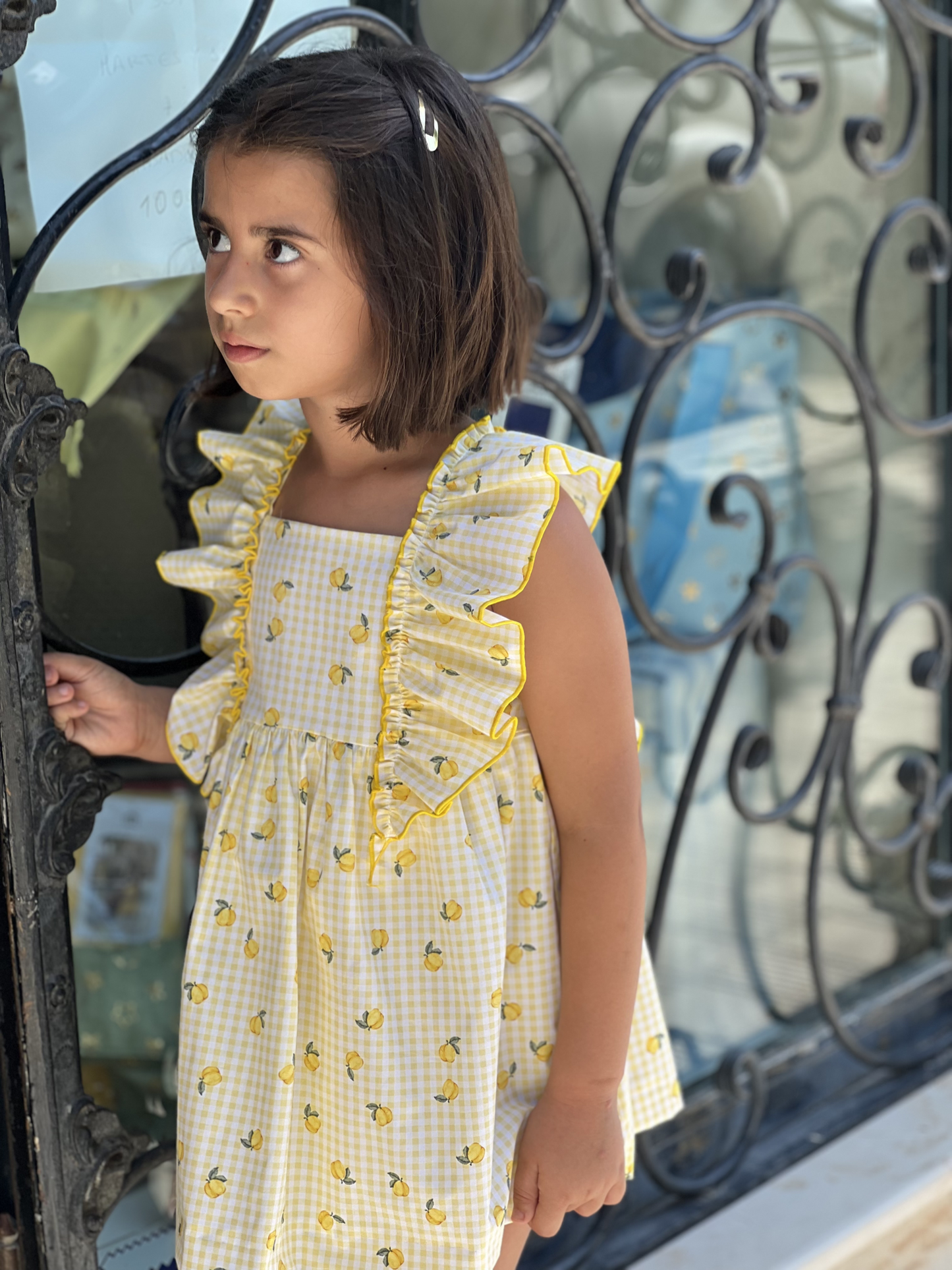 VESTIDO LIMONES VICHY