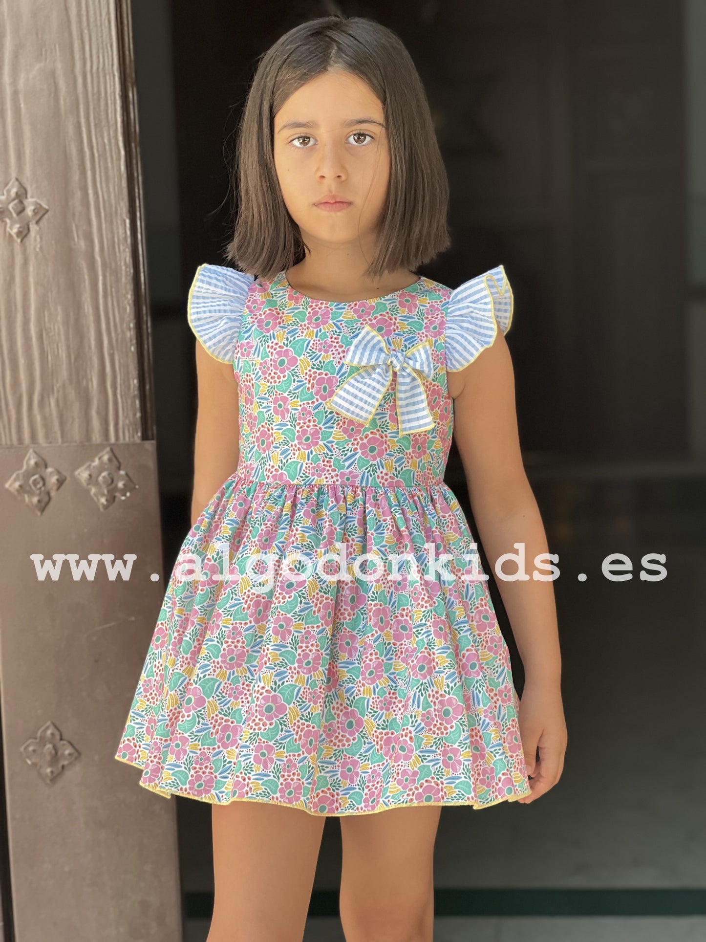 VESTIDO MIL FLORES ESPALDA