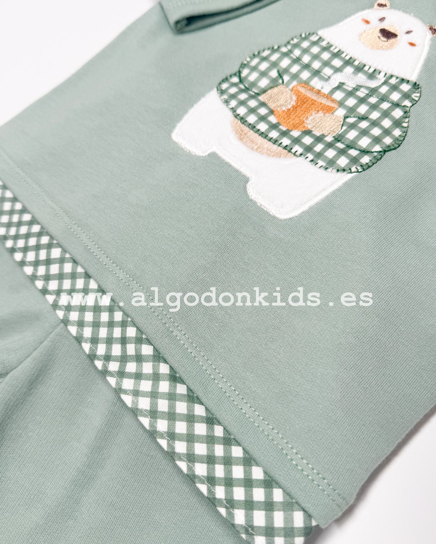 CONJUNTO FELPA OSO NIÑO