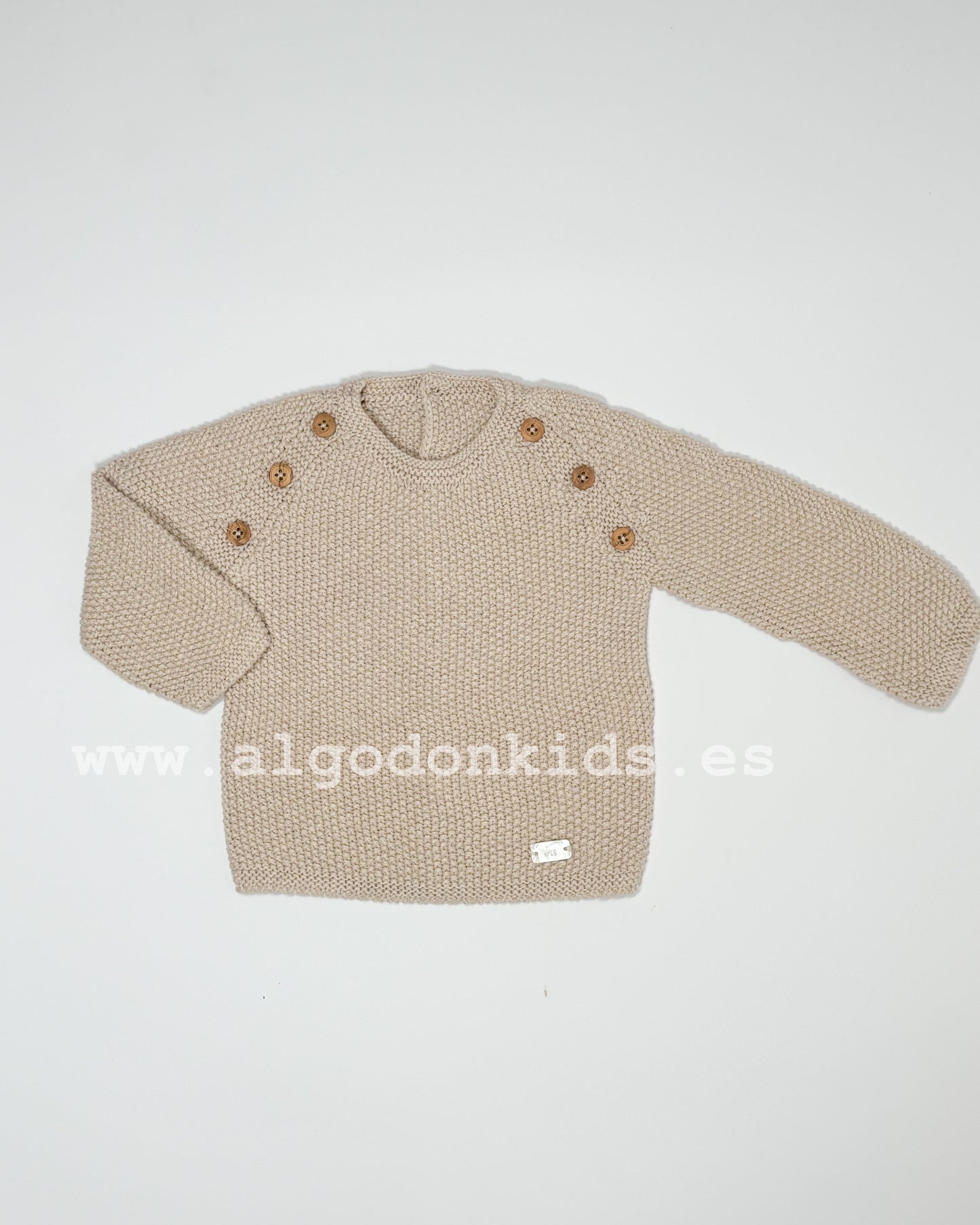 JERSEY BOTONES BEIGE