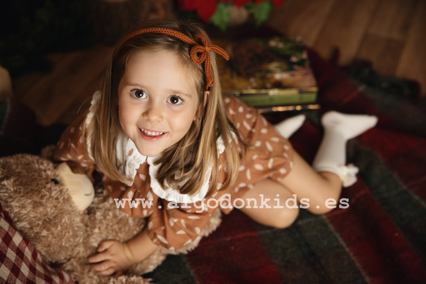 VESTIDO HOJAS ÓXIDO