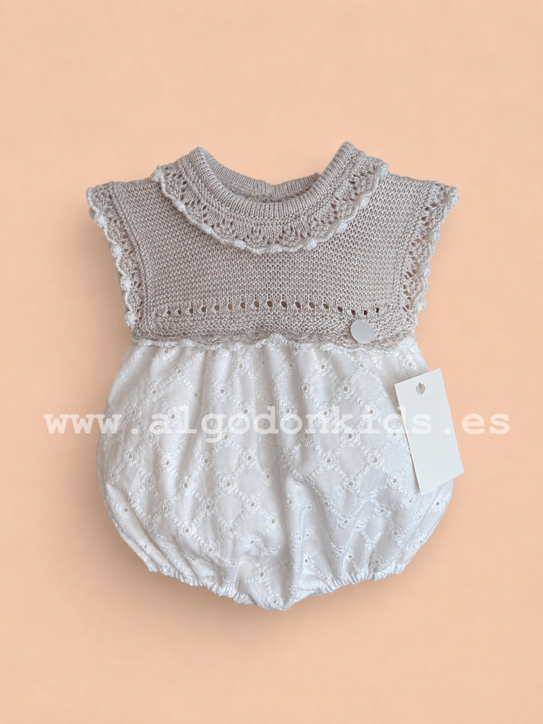 PELELE BORDADO BEIGE