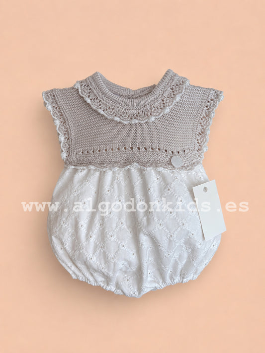PELELE BORDADO BEIGE