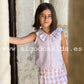CONJUNTO VICHY SMOCK ROSA