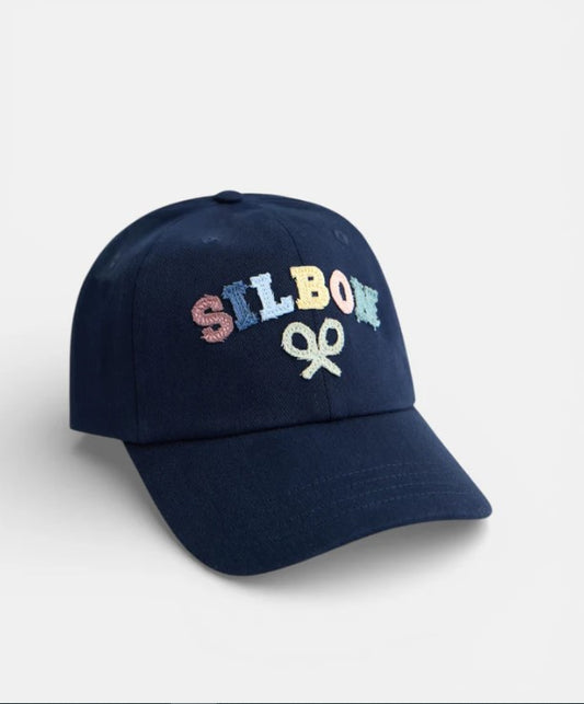 GORRA LETRAS MULTICOLOR AZUL