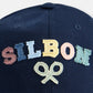 GORRA LETRAS MULTICOLOR AZUL