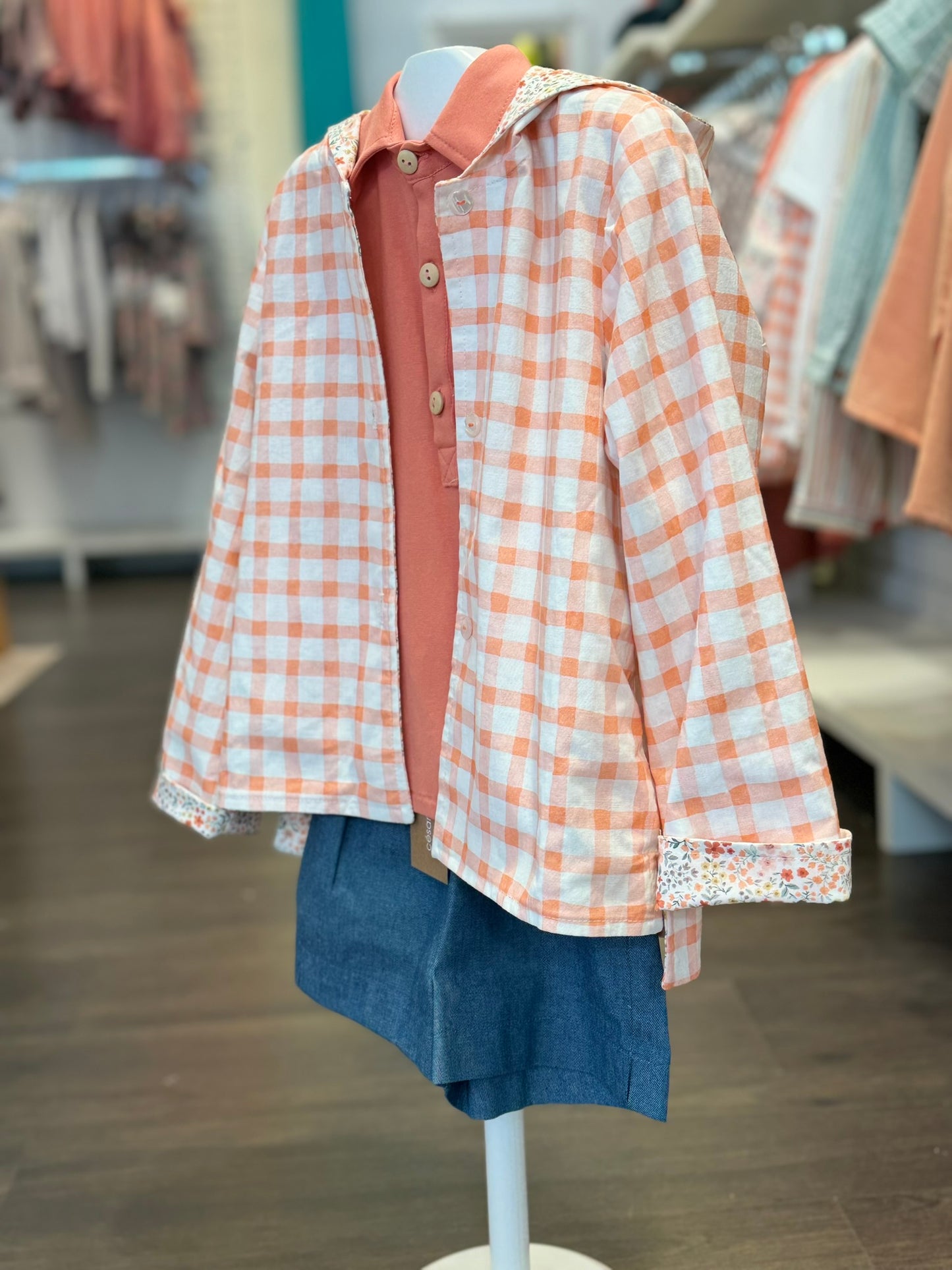 CASACA REVERSIBLE PAPAYA