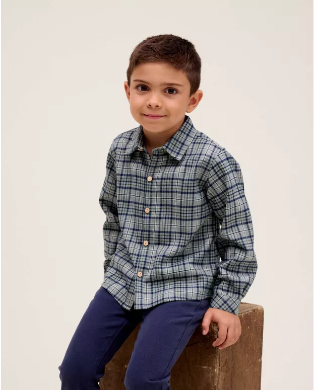 CAMISA FRANELILLA CUADROS