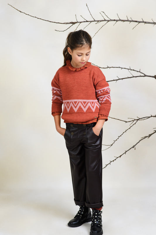 PALAZZO POLIPIEL CHOCOLATE