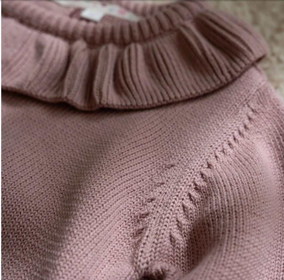 JERSEY PUNTO ROSA VOLANTES