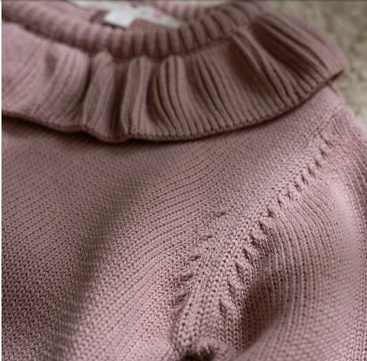 JERSEY PUNTO ROSA VOLANTES