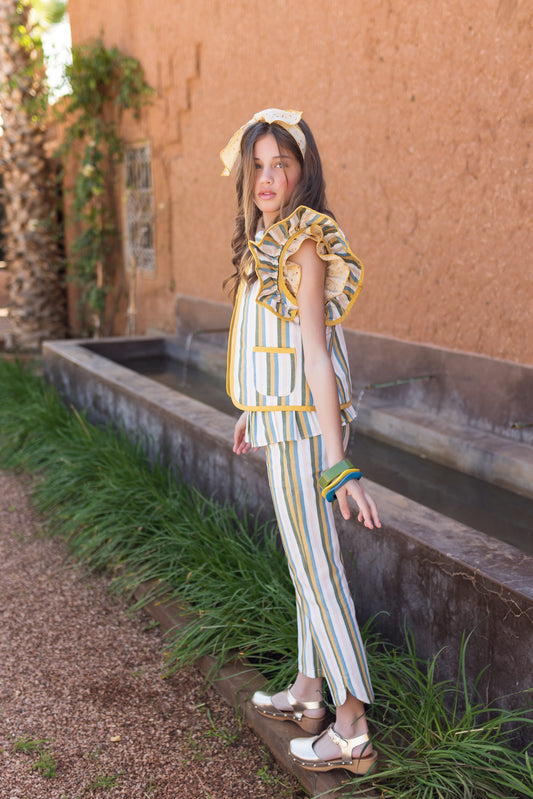 PANTALÓN RAYAS MULTICOLOR