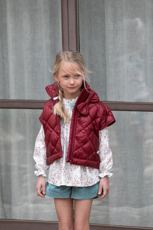 CHALECO GRANATE LAZO