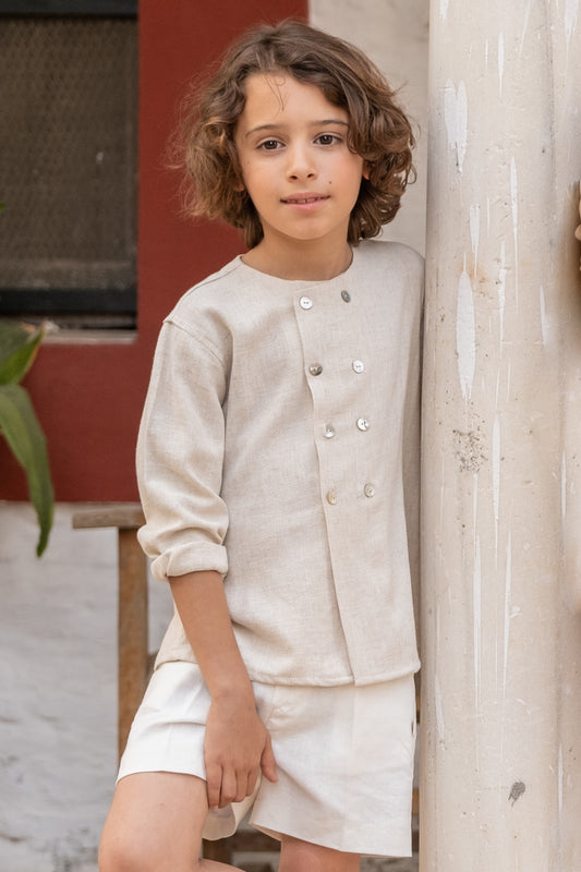CAMISA NATURAL CEREMONIA