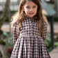 VESTIDO VICHY CAPUCHA CON PELO