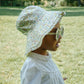 SOMBRERO REVERSIBLE FLORES AMARILLO