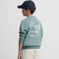 SUDADERA VERDE SUMMER BEACH