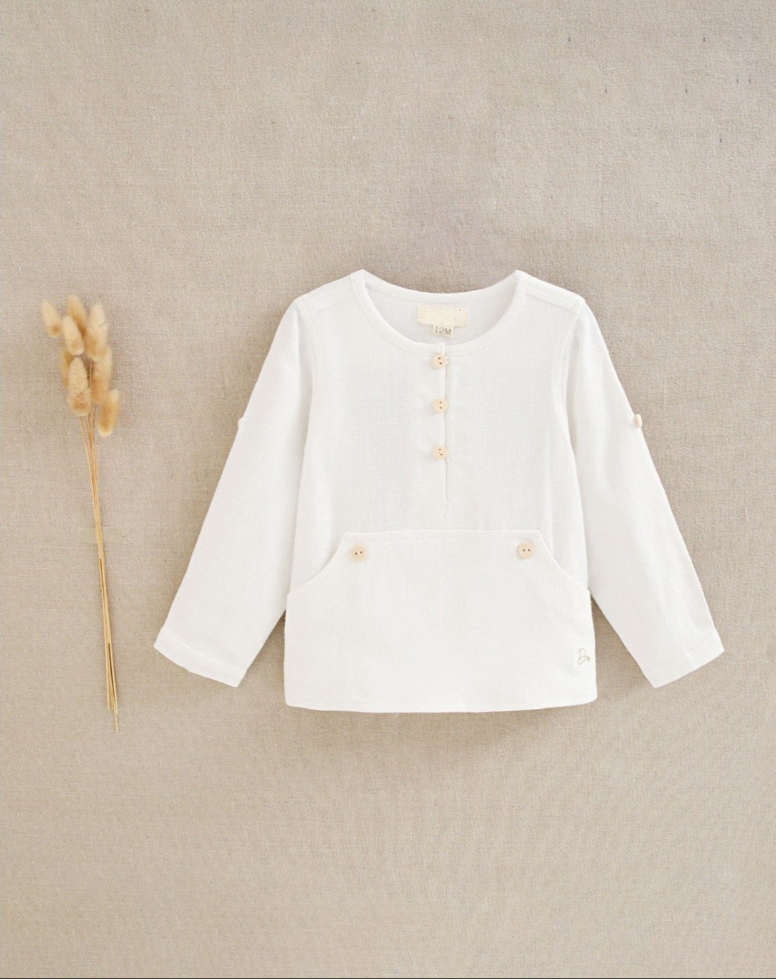 CAMISA BEBÉ BOTONES