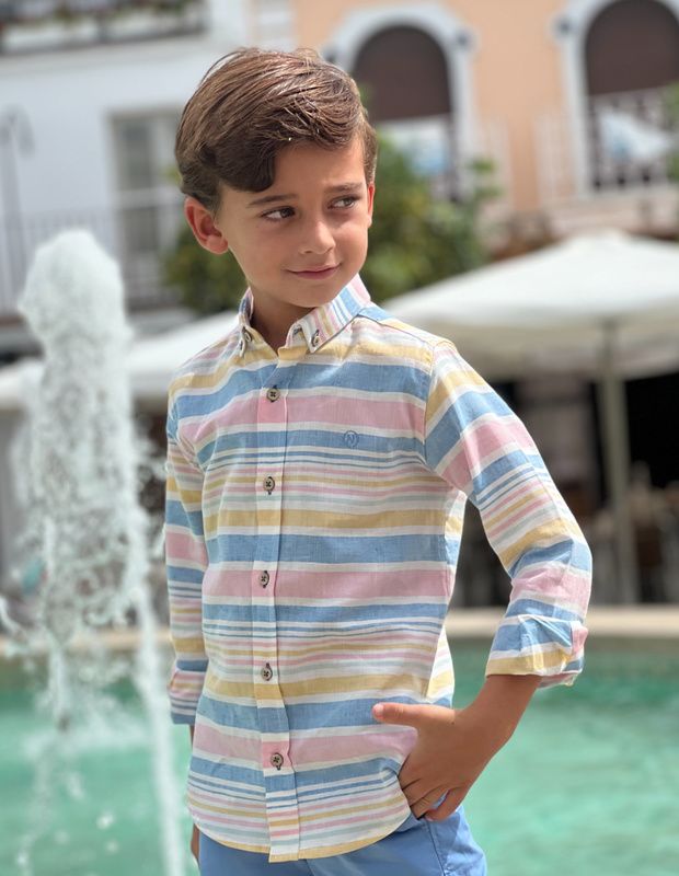 CAMISA RAYAS ALGODON