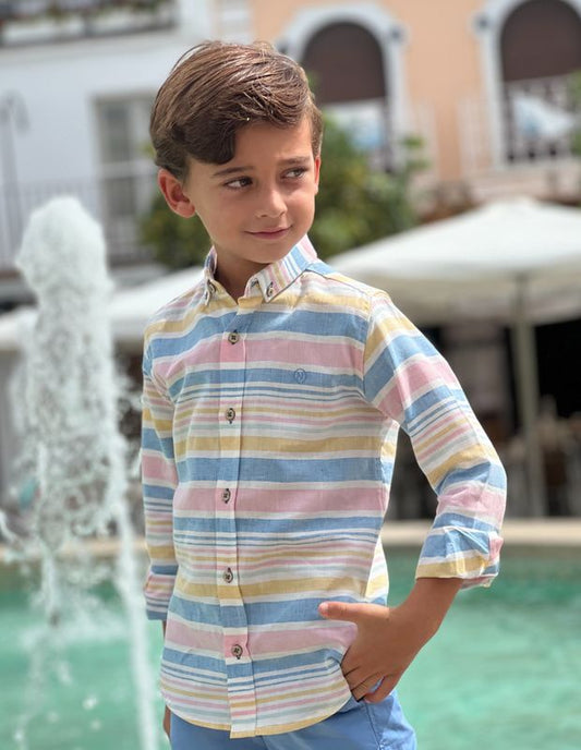 CAMISA RAYAS ALGODON