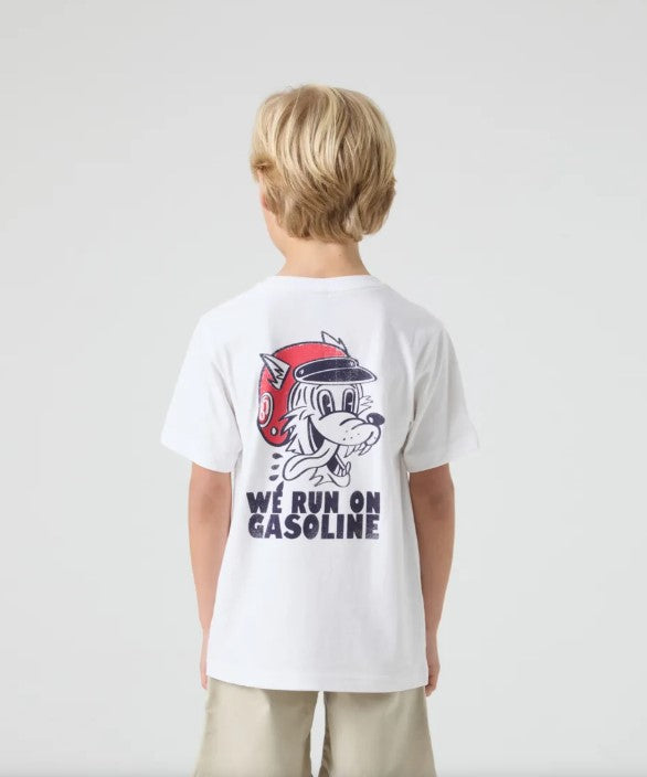 CAMISETA GASOLINE BLANCA
