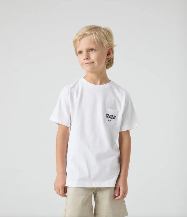 CAMISETA GASOLINE BLANCA