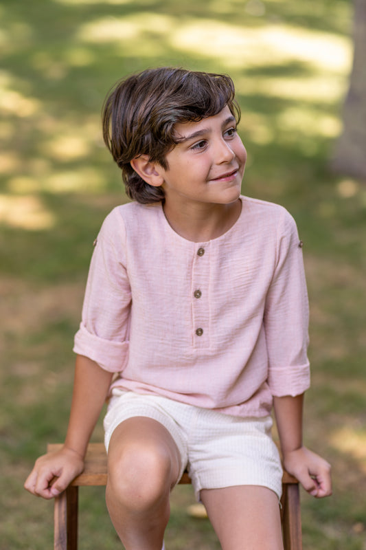 CAMISA ROSE NIÑO