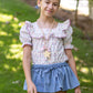 BLUSA LINET CUADROS