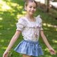 BLUSA LINET CUADROS