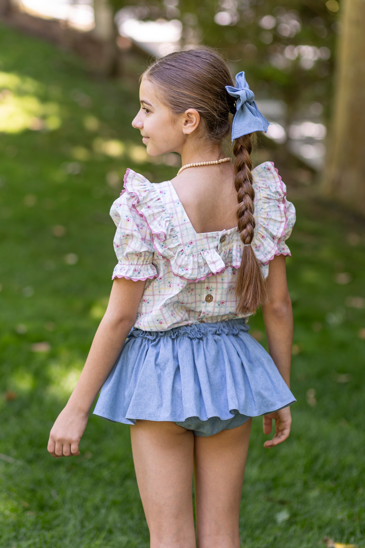 BLUSA LINET CUADROS