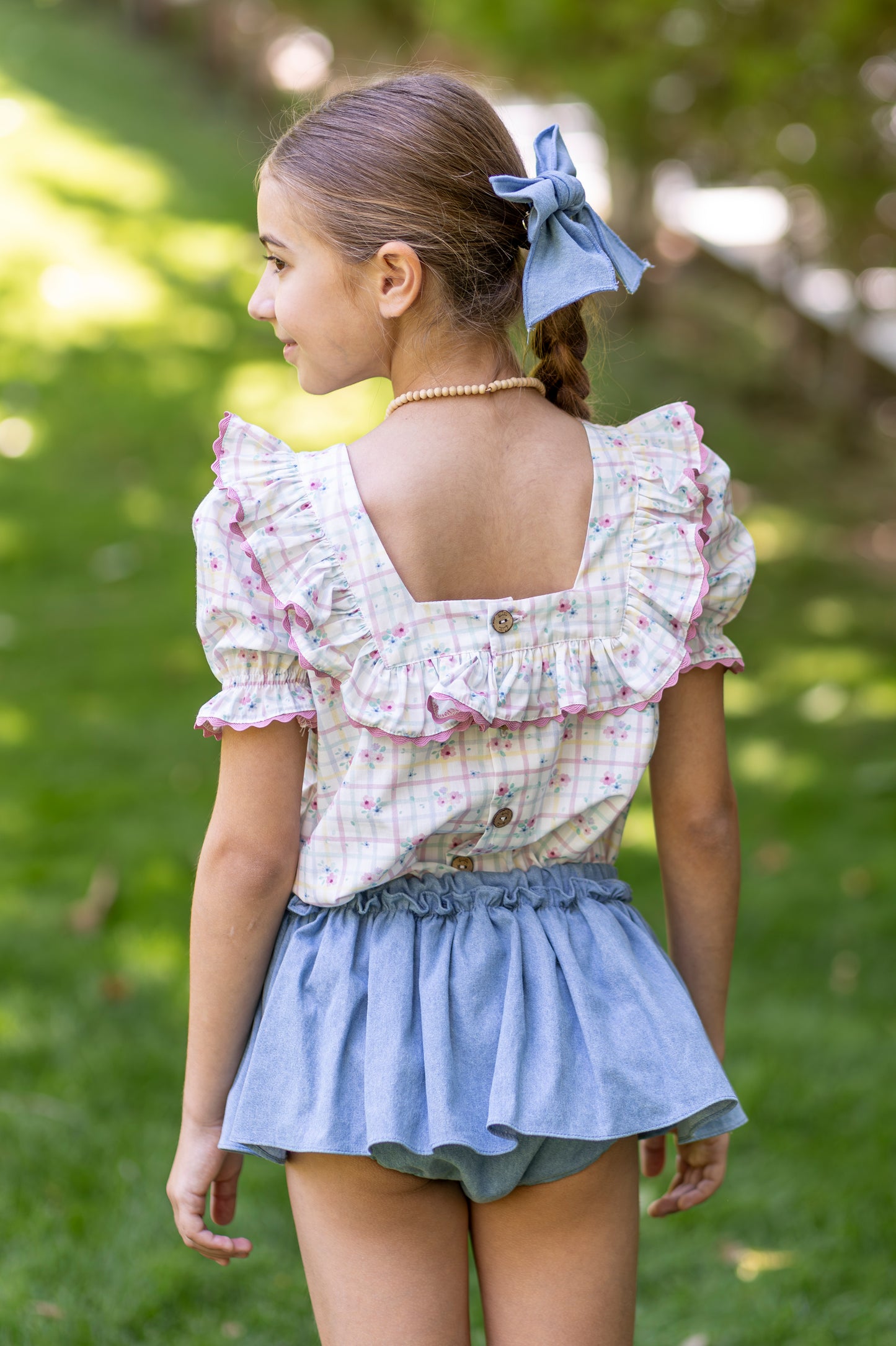 BLUSA LINET CUADROS