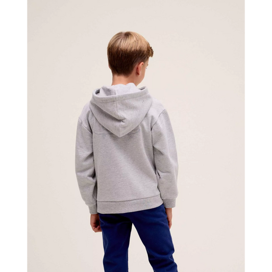 CHAQUETA CAPUCHA GRIS