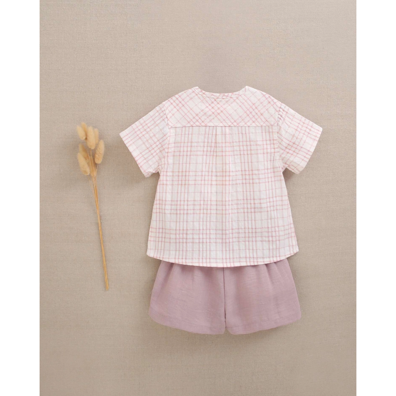 CONJUNTO CUADROS MALVA