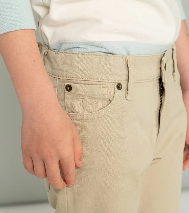 PANTALON 5 BOLSILLOS BEIGE