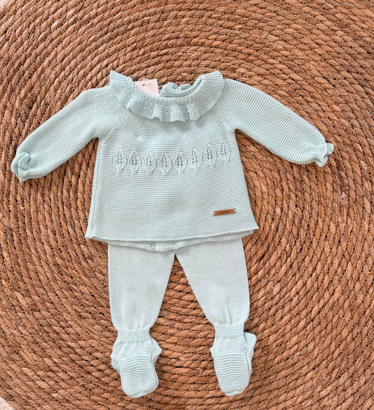 JUBÓN TURQUESA PUNTO