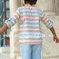 CONJUNTO RAYAS MELOCOTÓN NIÑO