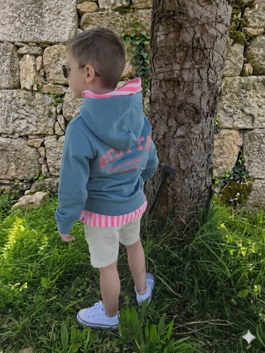 SUDADERA PETROLEO CAPUCHA
