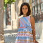 VESTIDO RAYAS MELOCOTÓN