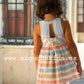 VESTIDO RAYAS MELOCOTÓN