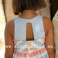 VESTIDO RAYAS MELOCOTÓN