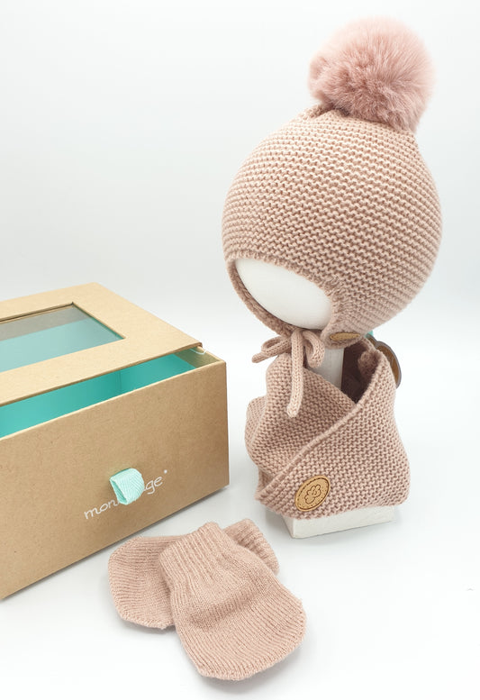 SET GORRITO RECIÉN ROSA