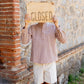 CAMISA VICHY TAUPE